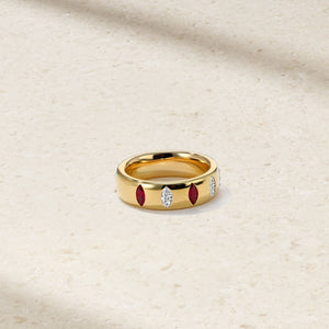 Guardian Ruby and Diamond Ring