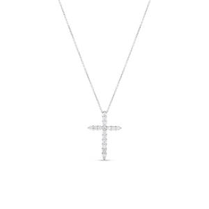 Tiny Treasures Diamond Bigger Cross Pendant
