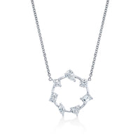 Circle of Shapes in 18k Yellow Gold Pendant