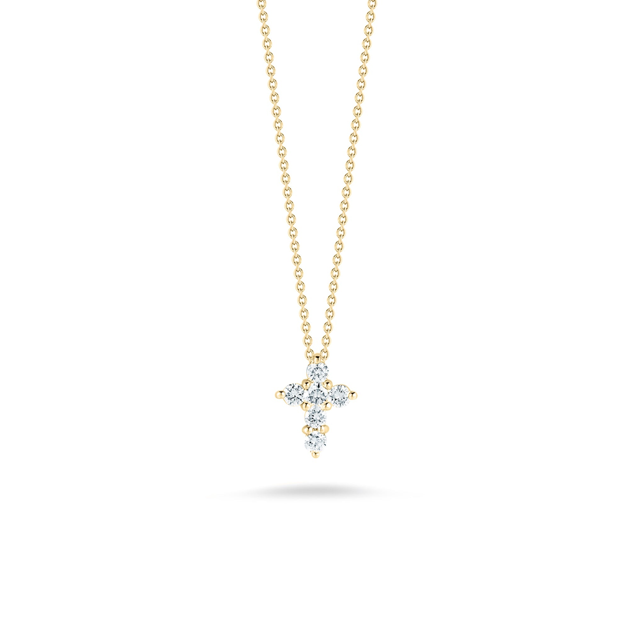 Diamond Large Baby Cross Pendant