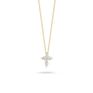 Diamond Large Baby Cross Pendant