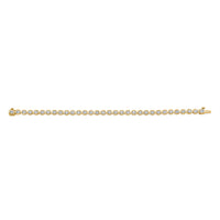 Bezel Set East West Oval Diamond Bracelet