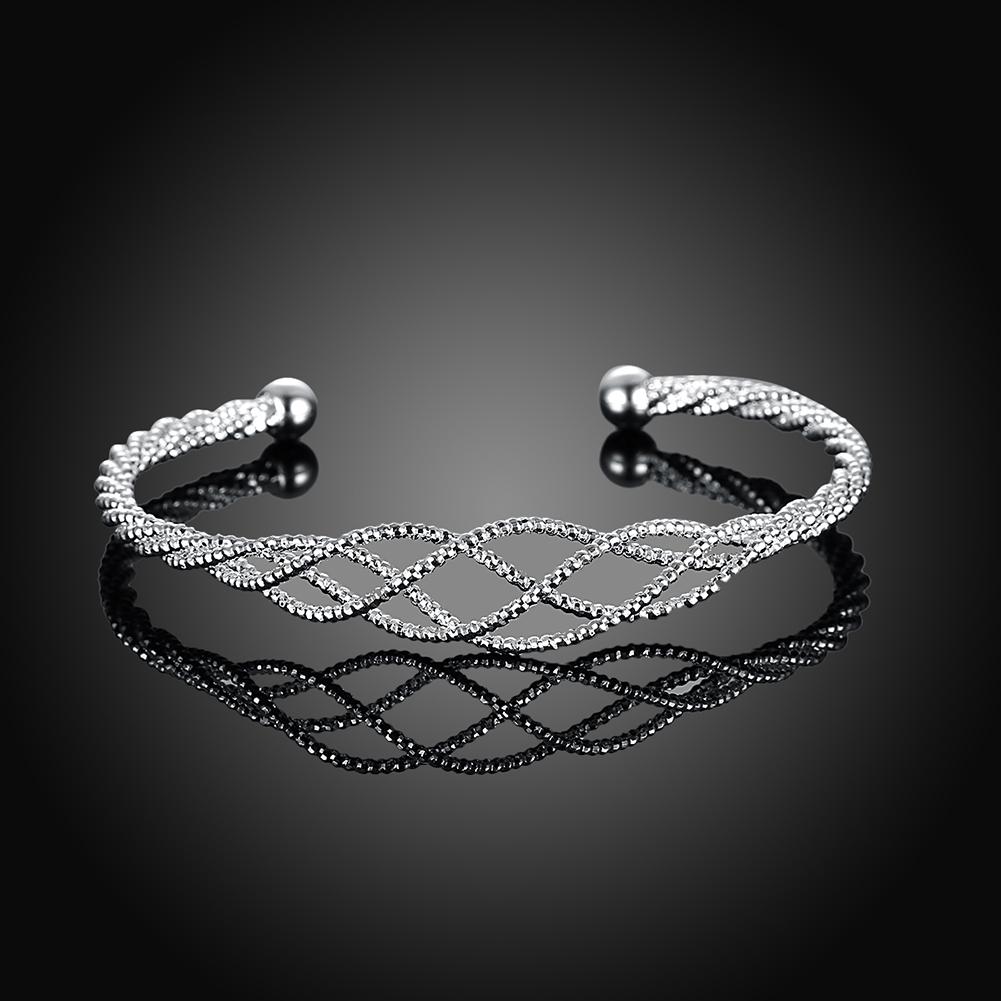 Silver Plating Grape Vine Cuff Bangle