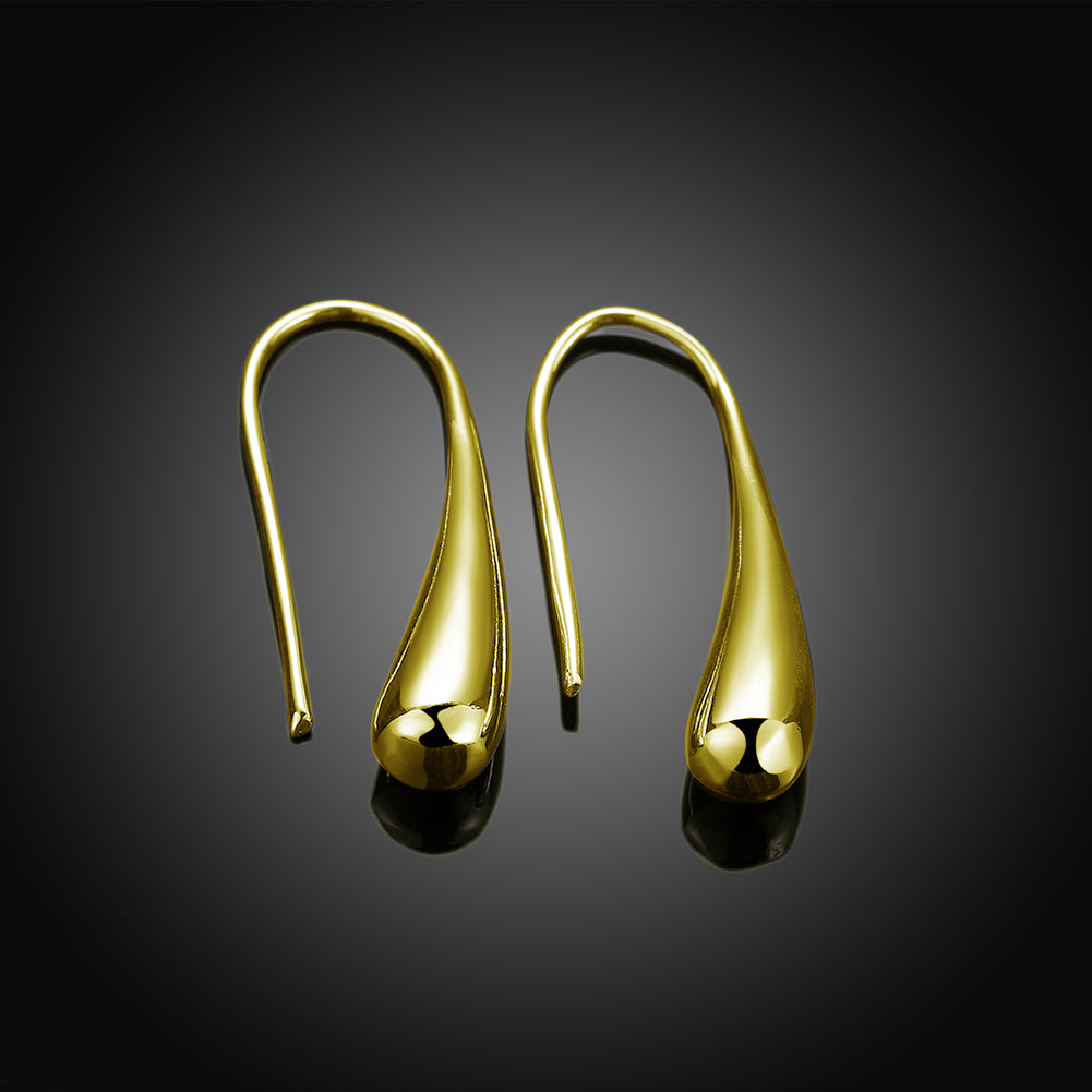 Threader Drop Earrings in Gold Plating - 3 Colors Available