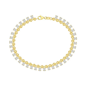 Lab Grown Oval Diamond Dangle Bracelet