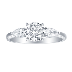 Lab Grown Three-Stone Diamond Ring