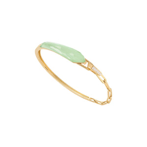 Crystal Haze Shard Slimline Linked Bracelet in Chrysolemon