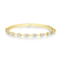 East West Pear Shape Bar Tennis Bracelet