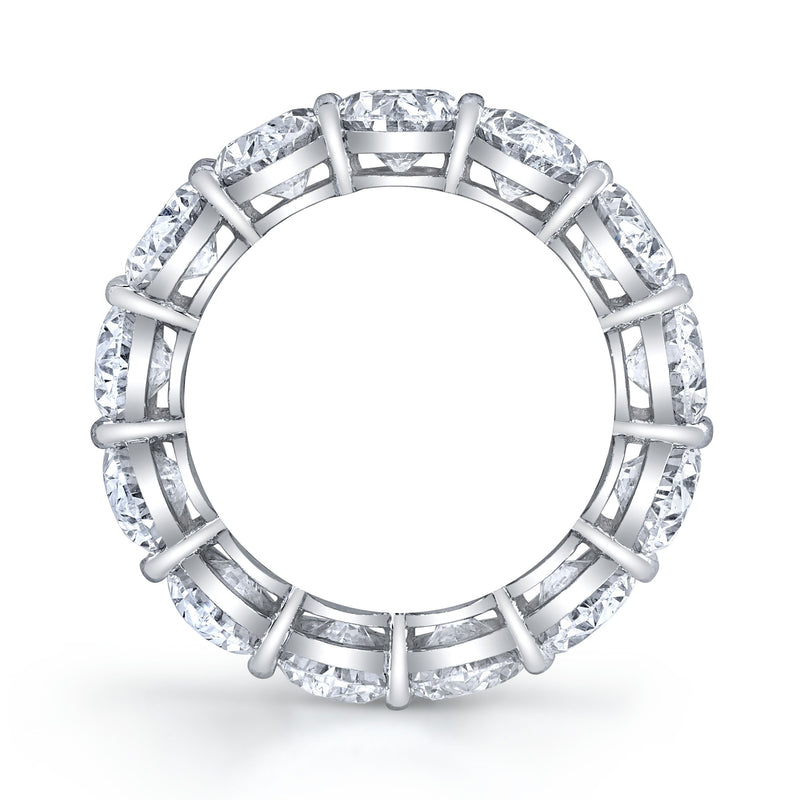 Oval Diamond Eternity Band