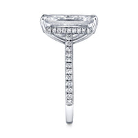 8.42 Carat Radiant Diamond Solitaire Ring