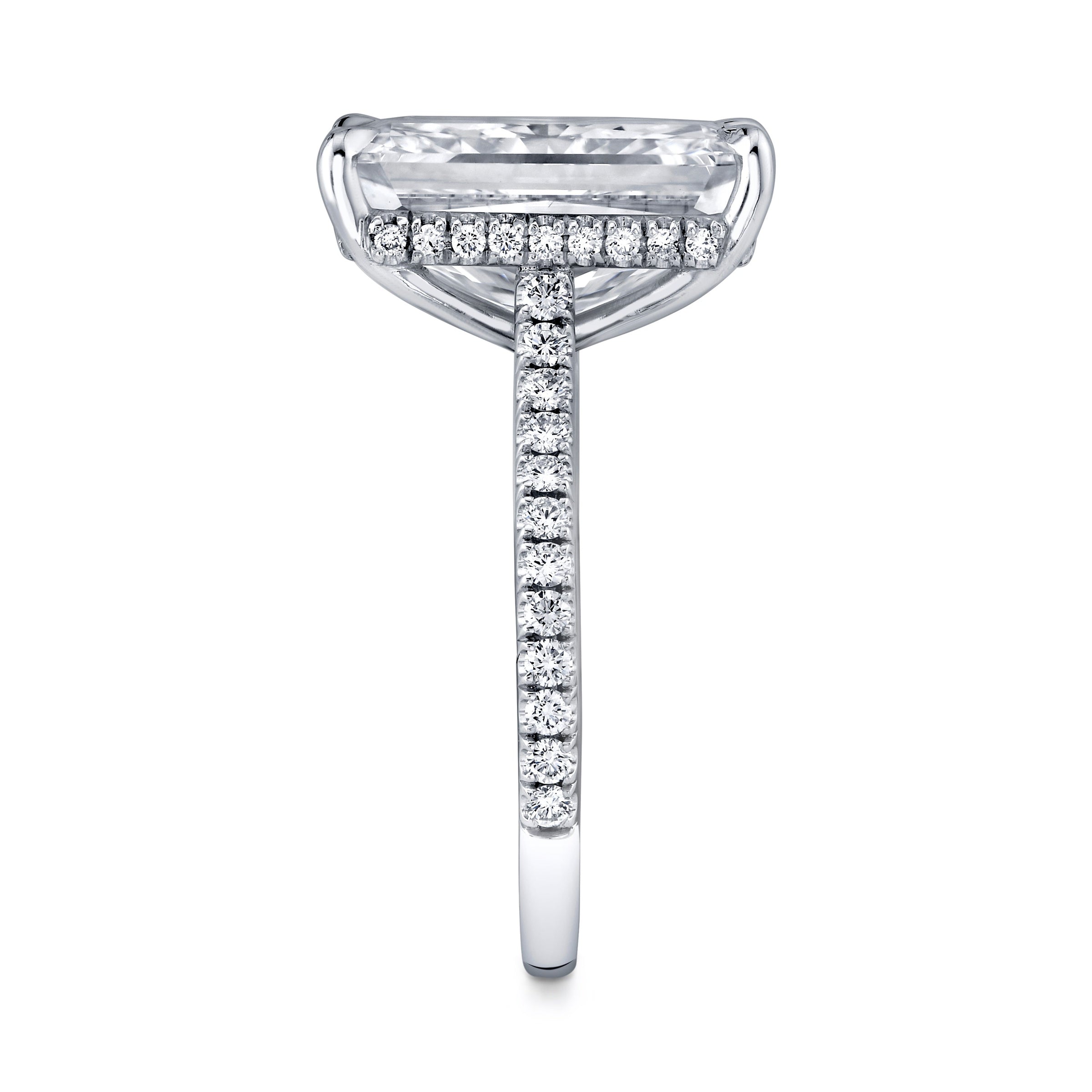 8.42 Carat Radiant Diamond Solitaire Ring