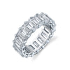 Emerald Cut Diamond Eternity Band