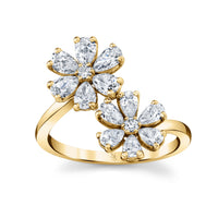 Deux Fleurs Diamond Ring