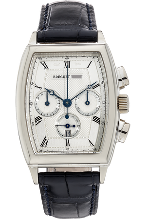 Breguet Heritage Chronograph 18K White Gold Men's Watch