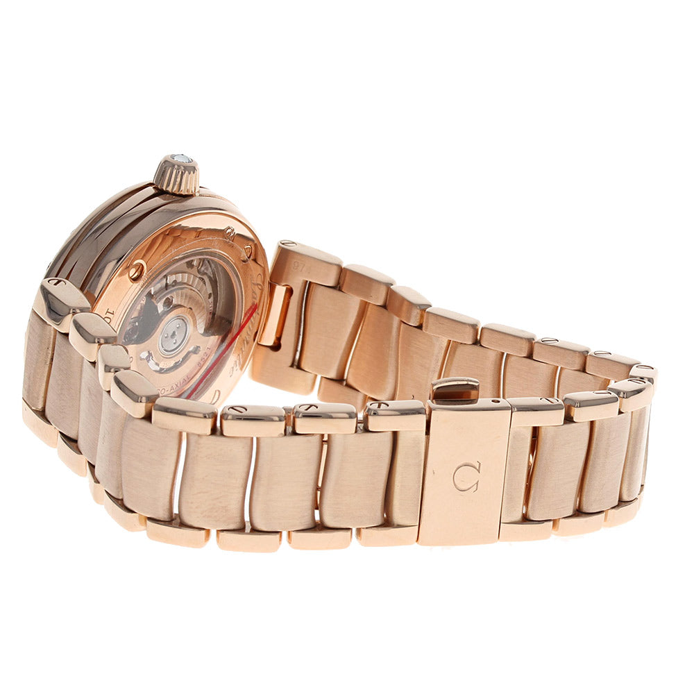 Omega De Ville Ladymatic 34MM Rose Gold Diamonds 425.65.34.20.55.001