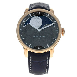 Arnold & Son Perpetual Moon Obsidian Dial Rose Gold 1GLAR.Z01A.C154A