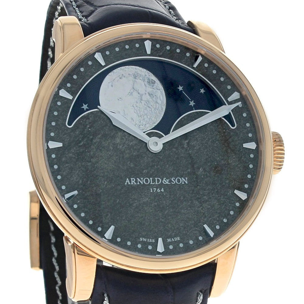 Arnold & Son Perpetual Moon Obsidian Dial Rose Gold 1GLAR.Z01A.C154A
