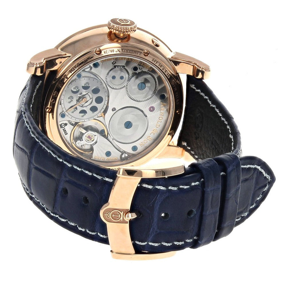Arnold & Son Perpetual Moon Obsidian Dial Rose Gold 1GLAR.Z01A.C154A