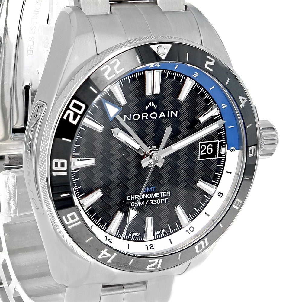 Norqain Neverest GMT 41MM Stainless Steel NN1100SC1CG/BA111