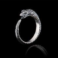 William Henry Glispa Sterling Silver Snake Ring