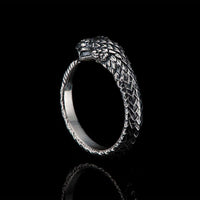 William Henry Glispa Sterling Silver Snake Ring