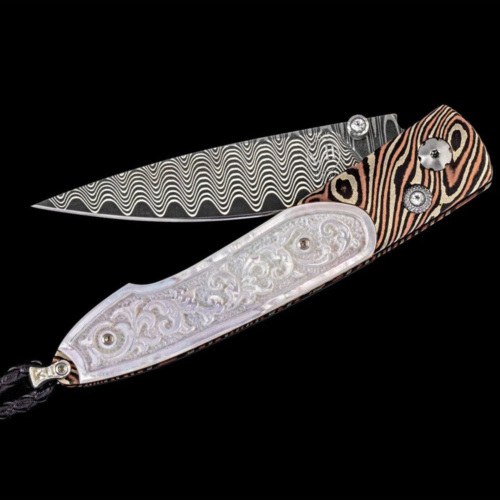 William Henry Lancet Pearl Wave Pocket Knife Limited Edition B10 PEARL WAVE