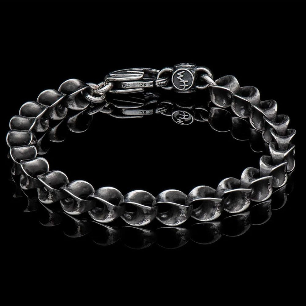 William Henry Vardia Sterling Silver Chain Bracelet BR27