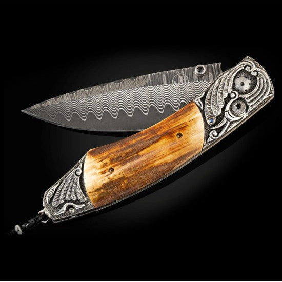 William Henry Spearpoint Royal Crest Pocket Knife Limited Edition B12 ROYAL CREST