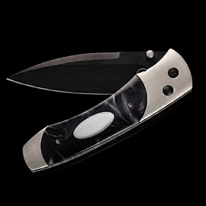 William Henry A Series Black Acrylic Resin Pocket Knife A300-1B