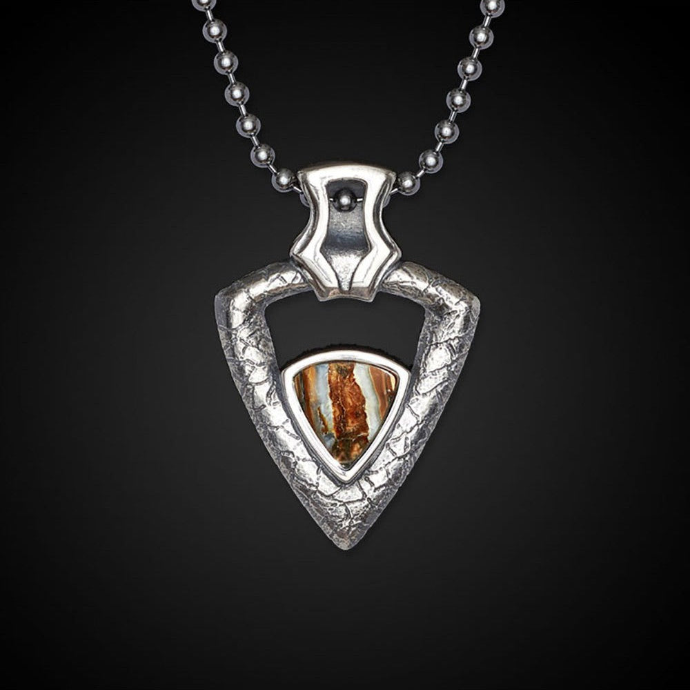William Henry Mammoth Fervor Sterling Silver Necklace P28 MT BR
