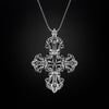 William Henry Pax-Silver Cross Necklace P55 S