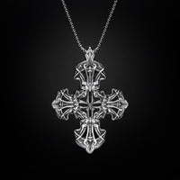 William Henry Pax-Silver Cross Necklace P55 S