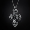 William Henry Pax-Silver Cross Necklace P55 S