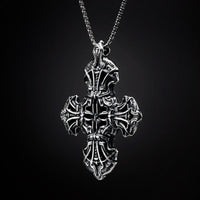 William Henry Pax-Silver Cross Necklace P55 S
