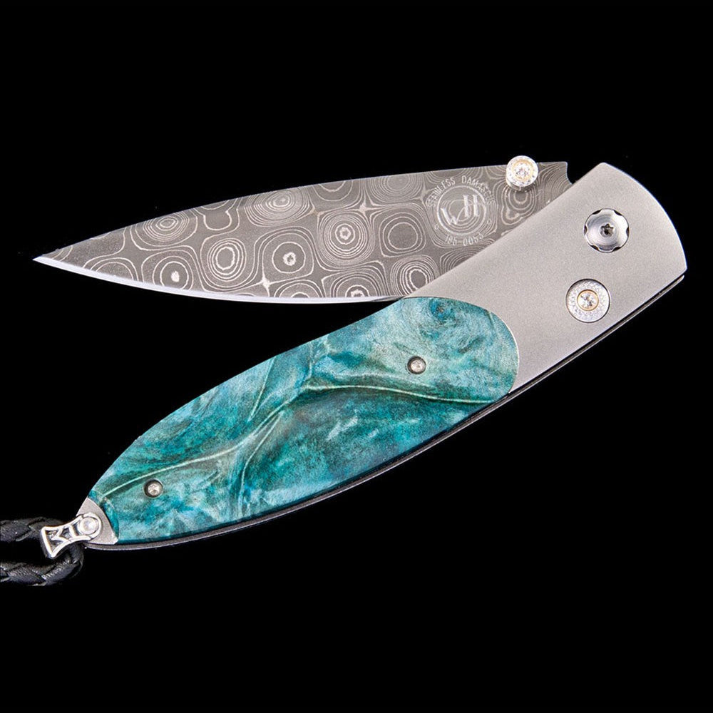William Henry Monarch Teal Pocket Knife Limited Edition B05 TEAL