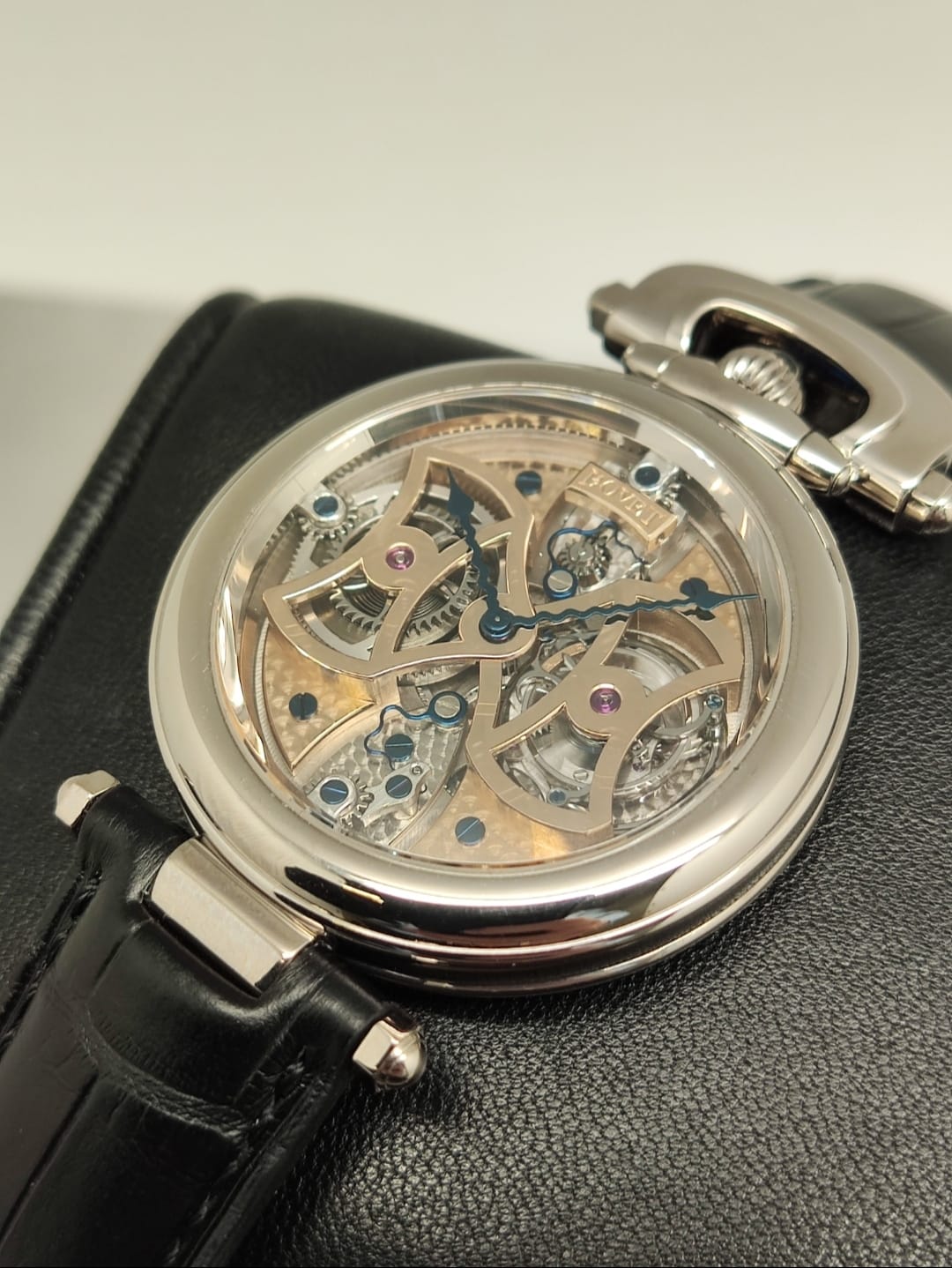 Bovet Amadeo Fleurier Butterfly Tourbillon 18K White Gold Unisex Watch