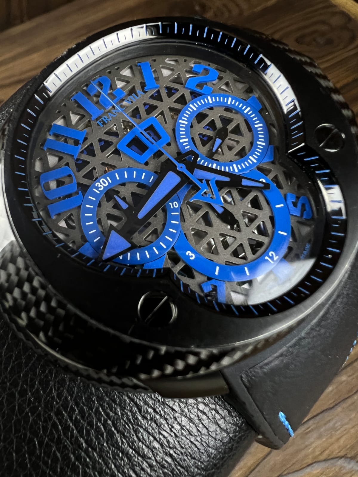 Franc Vila Evos Cobra Chronograph Stainless steel & Carbon Men's Watch