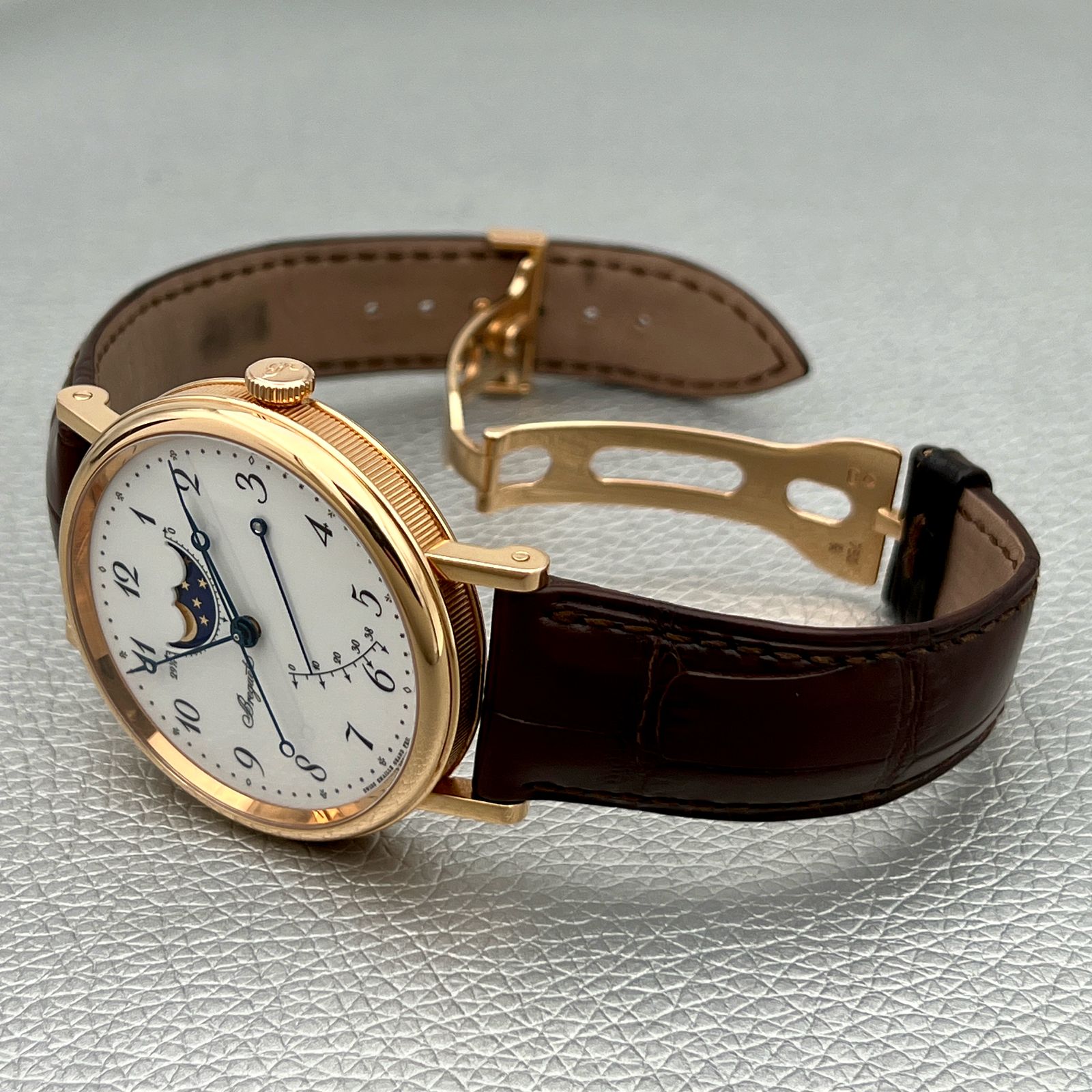 Breguet Classique Moonphase Power Reserve 18K Rose Gold Men's Watch
