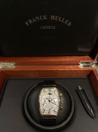 Franck Muller Cintree Curvex Perpetual Calendar 18K White Gold Men's Watch