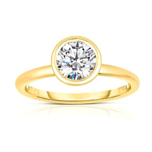 Lab Grown Diamond Bezel Ring (1.00ct)