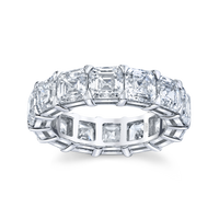 Eternity Asscher .70CT G,H/VS