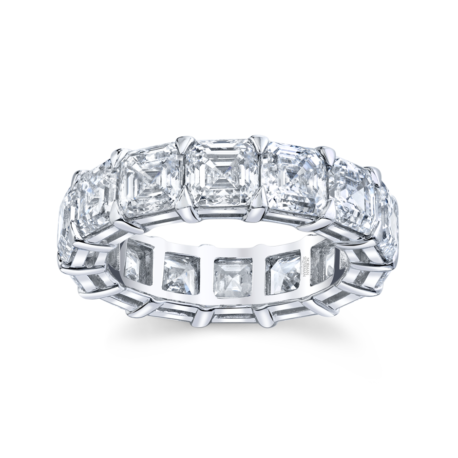 Eternity Asscher .70CT G,H/VS