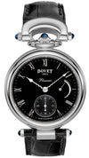 Bovet Fleurier White Gold Leather Unisex Watch