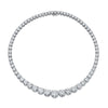 Graduated Round Diamond Riviera Necklace