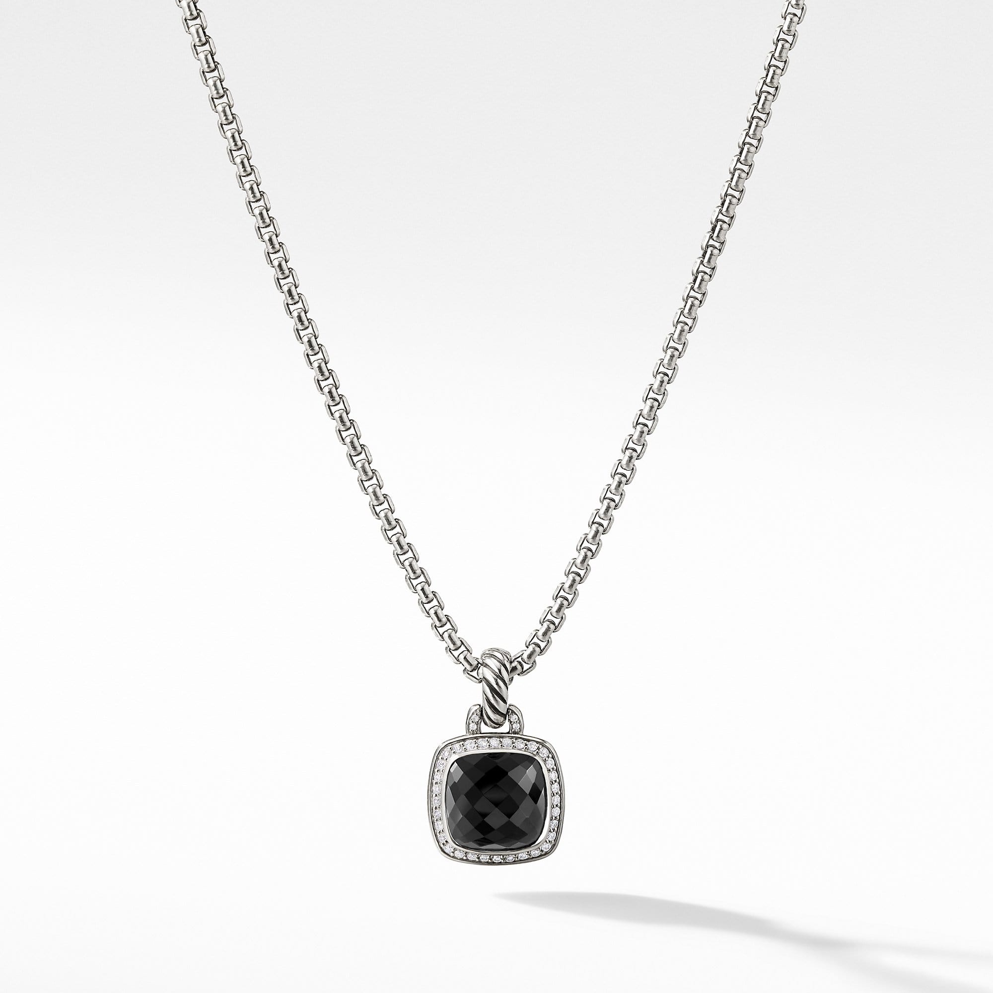 Albion Pendant with Black Onyx and Diamonds