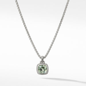 Albion Pendant with Prasiolite and Diamonds