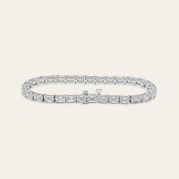 Alya 13 Carat Emerald Cut Diamond Bracelet