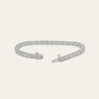 Alya 13 Carat Emerald Cut Diamond Bracelet