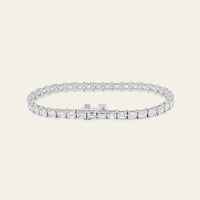 Alya 8 Carat Emerald-Cut Diamond Tennis Bracelet