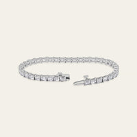 Alya 8 Carat Emerald-Cut Diamond Tennis Bracelet